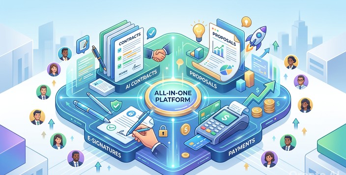 The All-in-One Platform for Contracts, Proposals, E-Signatures, and Payments